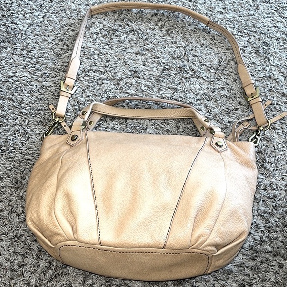 OrYany large Taupe leather Hobo Bucket handbag tote bag - Picture 5 of 16